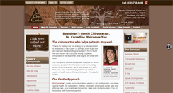 Desktop Screenshot of carradinechiropractic.com